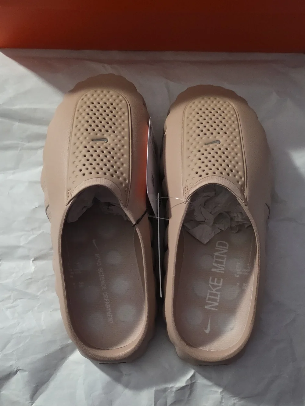 Brand New With Tags Nike Mind Slide Men’s Slip-On Size 9 And Size 12.